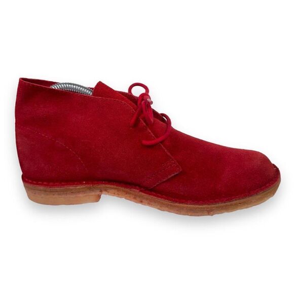 Left Shoe Only Amputee Brooks Brothers Suede Chukka Boot Red Men's 9 - Picture 3 of 7